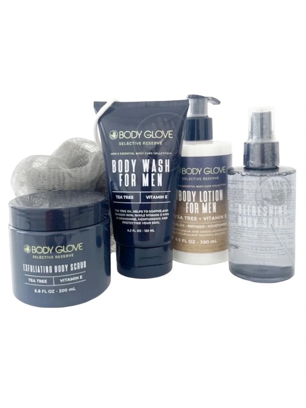 Body Glove Selective Reserve Men's Body Care Set Tea Tree + Vitamin E NWT